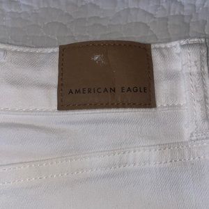 AE White Denim Shorts SZ 2